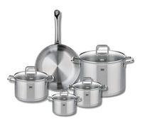 Ensemble de 1 Poêle de cuisson 28 cm et 4 faitouts 14, 16, 20 et 26 cm Elo Profi Citrin