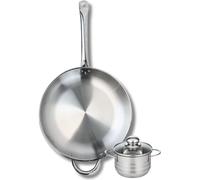 Ensemble de 1 Poêle de cuisson 32 cm et 1 faitout 12 cm Elo Profi Brillant