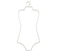 Ensemble de 10 armatures de forme anatomique - Armatures métalliques pour maillots de bain et lingerie - Hauteur : 79,5 cm - Taille fine - Présentoir de- Or