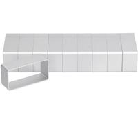 Ensemble de 10 emporte-pièces en acier inoxydable – Différentes formes – Moules à pâtisserie pour gâteaux – Accessoires de cuisine – Durables et compatibles avec le lave-vaisselle – Moules de pâtisser