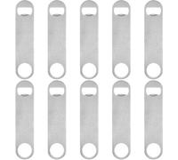 Ensemble de 10 ouvre-bouteilles Unyqoos® en acier inoxydable de haute qualité, design ergonomique avec porte-clés, idéal pour la cuisine, le bar et les restaurants