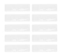 Ensemble de 10 Porte-étiquette Magnétique PVC Transparent | Visibilité Nette, Usage Polyvalent, Remplacement Facile des Inserts, Lot de Set de Classeurs