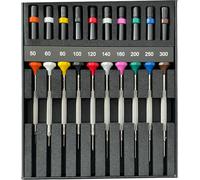 Ensemble de 10 Tournevis Bergeon 30081-AC10 INOX pour Horlogers - Boîte