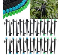 Ensemble de 100 pièces de raccords pour irrigation goutte à goutte, comprenant des connecteurs et des accessoires