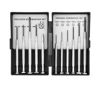 Ensemble de 11 Petits Tournevis de Précision, Kit de Mini Tournevis, 6 Tailles Différentes de Tournevis Cruciformes à Tête Plate