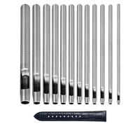 Ensemble de 12 outils de découpe, jeu de poinçons pour percer des trous de 0,5 à 6 mm