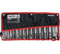 Ensemble de 15 lames de coupe pour cuir YATO 2-22 mm (YT-3591)