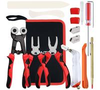 Ensemble de 15 outils de coupe pour verre et carrelage, comprenant un système d'alimentation en huile