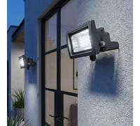 Lot de 2 appliques LED 10 watts, spot de chantier, lampe d'extérieur, spot orientable