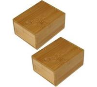 Ensemble de 2 Boîtes à savon en bambou avec couvercle Fackelmann Tecno