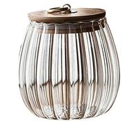 Ensemble de 2 boîtes de conservation en verre pour la farine