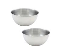Ensemble de 2 Bols à mixer en inox de 20,5 cm de diamètre Fackelmann Basic