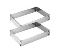 Ensemble de 2 Cadres à gâteau réglable 27 à 52 cm Zenker Smart Pastry