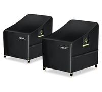 Ensemble de 2 housses imperméables pour chaises de jardin, en tissu Oxford 420D