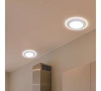 Ensemble De 2 Lampes Plafonnières LED Spotlights Lampe De Chambre Blanc