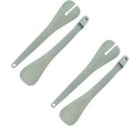 Ensemble de 2 Lots de couverts à salade en plastique Fackelmann
