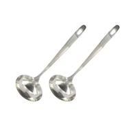 Fackelmann 9317650 lot de louches de cuisine inox 28 cm, louche, louche de cuisine, louche inox, ustensile de cuisine, Acier inoxydable, Argent, 28 cm
