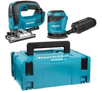 Makita Pack 2 outils 18V LXT – DJV182 + DBO180 – sans batterie ni chargeur – DLX2276J