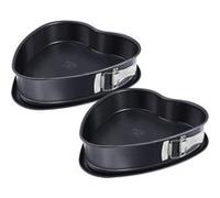 Ensemble de 2 Moules à charnière en forme de cœur 25 cm Dr. Oetker