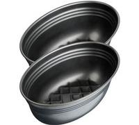 Ensemble de 2 Moules à pain ovale 26 x 16 cm Zenker Black Metallic