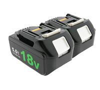 Ensemble De 2 PATONA Batterie Makita BL1850 LED 18V 5.0Ah