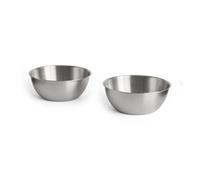Ensemble de 2 Petit Bols de Marché D'extérieur Argent