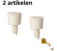 Ensemble de 2 pièces - Bec verseur à ouverture et fermeture automatiques pour flacon d'huile - Anti-goutte et anti-reflux - ...