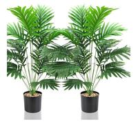 Ensemble De 2 Plantes Artificielles Grandes-Plantes Artificielles Réalistes,Plante En Plastique Haute Pour Le Bureau,La Maison,L'I
