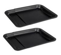 Ensemble de 2 Plaques de four extensible de 35-52 x 32 cm Zenker Black Metallic