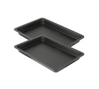Ensemble de 2 Plaques de four rectangulaire 42 x 29 cm Zenker Black Metallic