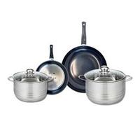 Ensemble de 2 Poêles de cuisson 20 et 28 cm et 2 faitouts 20 et 24 cm Elo Prima Brillant