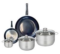 Ensemble de 2 Poêles de cuisson 20 et 32 cm et 3 faitouts 12, 20 et 24 cm Elo Prima Brillant