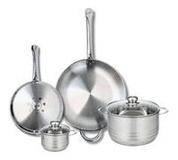 Ensemble de 2 Poêles de cuisson 24 et 32 cm et 2 faitouts 12 et 20 cm Elo Profi Brillant