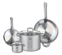 Ensemble de 2 Poêles de cuisson 24 et 32 cm et 2 faitouts 14 et 26 cm Elo Profi Citrin