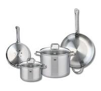 Ensemble de 2 Poêles de cuisson 24 et 32 cm et 2 faitouts 20 et 26 cm Elo Profi Citrin
