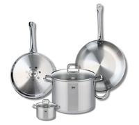 Ensemble de 2 Poêles de cuisson 28 et 32 cm et 2 faitouts 12 et 26 cm Elo Profi Citrin
