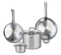 Ensemble de 2 Poêles de cuisson 28 et 32 cm et 2 faitouts 14 et 26 cm Elo Profi Citrin