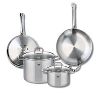 Ensemble de 2 Poêles de cuisson 28 et 32 cm et 2 faitouts 20 et 26 cm Elo Profi Citrin
