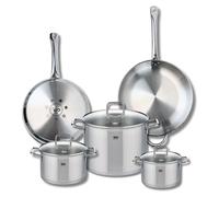 Ensemble de 2 Poêles de cuisson 28 et 32 cm et 3 faitouts 16, 20 et 26 cm Elo Profi Citrin
