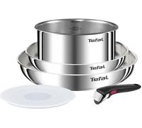 Ensemble de 2 poêles Tefal Ingenio Emotion (22/26 cm) + casserole avec manche amovible (18 cm) + 1 accessoire, compatible induction, revêtement antiadhésif, revêtement en titane, indicateur de tempéra