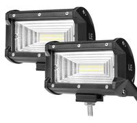 Ensemble de 2 projecteurs de travail LED, 72W, 5200 lumens, étanches IP67