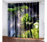 Ensemble de 2 rideaux thermiquement isolants pour chambre à coucher et salon