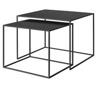 Ensemble de 2 tables d'appoint Blomus - Modèle FERA - Noir