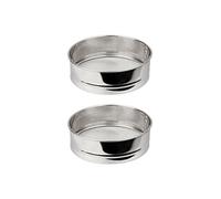 Ensemble de 2 Tamis de cuisine inox extra fin - FACKELMANN - Basic - 18 cm