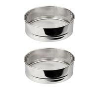 Ensemble de 2 Tamis de cuisine inox extra fin - FACKELMANN - Basic - 18 cm