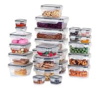 ENSEMBLE DE 24 BOÎTES ALIMENTAIRES AVEC COUVERCLES ET FERMETURES 229159