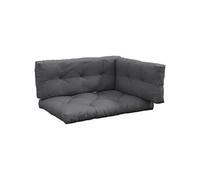 Outsunny - Ensemble de 3 coussins d'extérieur - Polyester - 120x80x12cm - Gris foncé