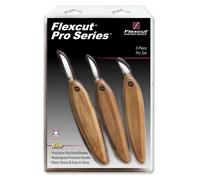 Ensemble de 3 couteaux Flexcut pour le travail du bois