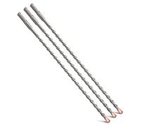 Ensemble de 3 forets SDS-Plus de 8 x 350 mm, pour béton et pierre