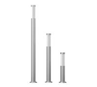 Ensemble de 3 lampes de jardin étanches Acier inoxydable